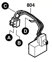 Interrupteur réf. 2 609 001 936 BOSCH